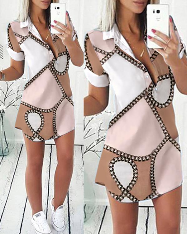 Solid Short Sleeve Slim Mini Bodycon Denim Dress